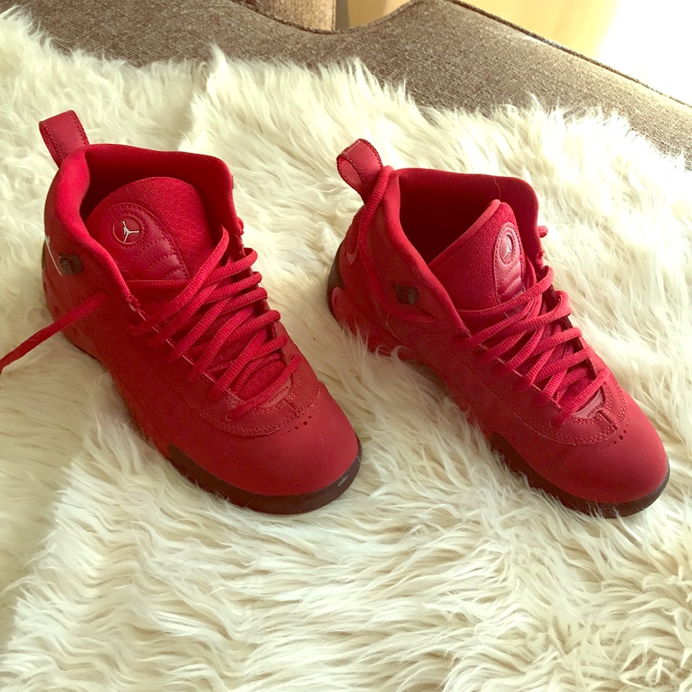 JORDANS RED  SHOES FOR BOY